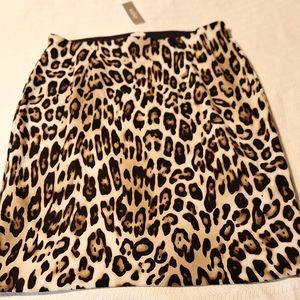 Leopard skin skirt